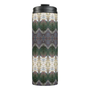BC Fall Trees Ikat 9 Thermosbecher