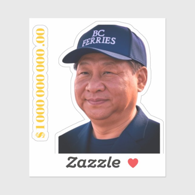 BC FERRIES AUFKLEBER (Blatt)