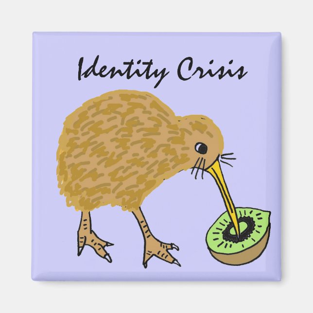 BC: Funny kiwi Bird and Fruchtmagnet Magnet (Vorne)