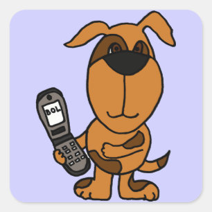 BC- Funny Puppy Dog Simsend Aufkleber