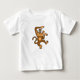 BC- glückliches Tanzen-Affe-Shirt Baby T-shirt