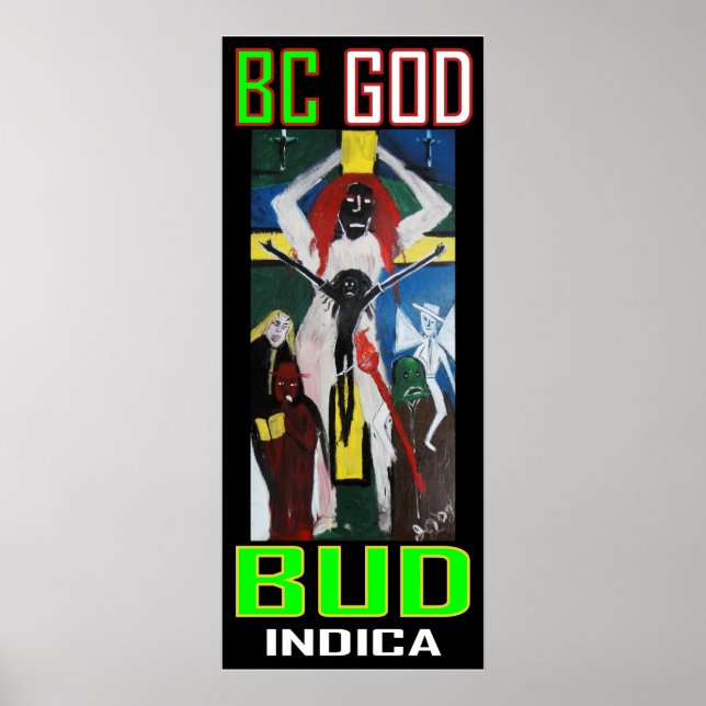 BC GOD BUD INDICA POSTER (Vorne)