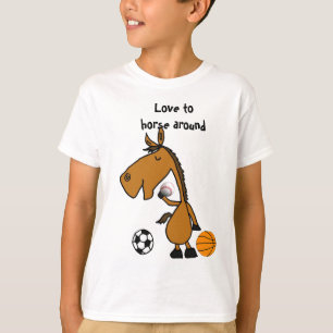 BC- Horsing um Sport-Shirt T-Shirt