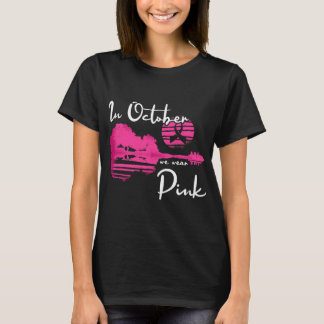 BC Im Oktober tragen wir rosa Brustkrebs-Bewusstse T-Shirt