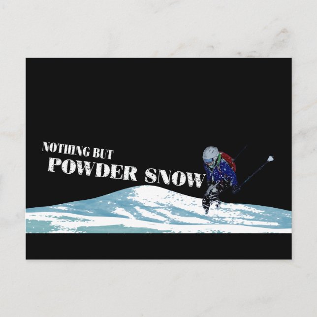 BC Rider Feiertagspostkarte (Vorderseite)