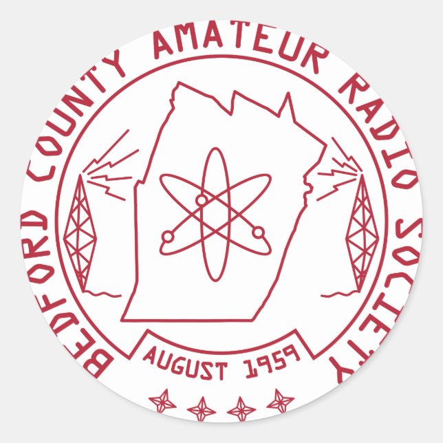 BCARS-Logo-Aufkleber 2012 Runder Aufkleber (Vorderseite)