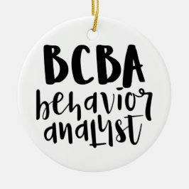 BCBA, BCBA gift, Verhaltensanalyst, Keramik Ornament