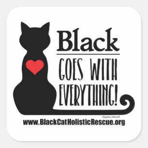 BCHR Black geht mit allem! Aufkleber (x6)
