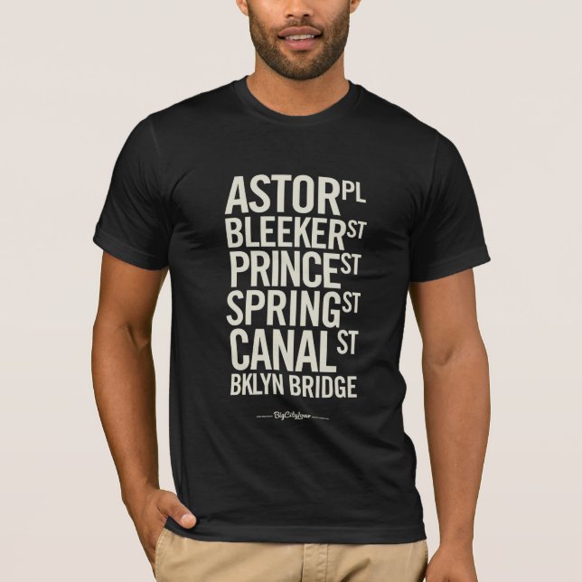 BCL moderne Untergrundbahn unterzeichnet T - T-Shirt (Vorderseite)