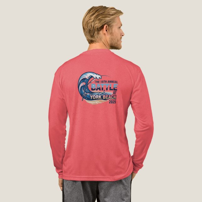 BD - 2025 BATTLE AM YORK BEACH Tri-Blend SHIRT (Voller Rücken)