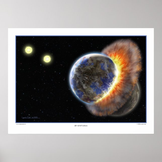 BD +20 307 Kollisionsdruck Poster (Vorne)