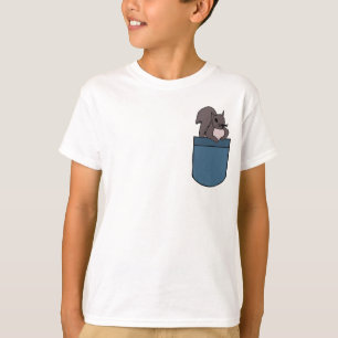 BD, Eichhörnchen in einem Taschen-Shirt T-Shirt
