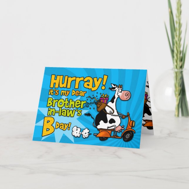 bd Rollerkuh - Schwager Karte (Vorderseite)