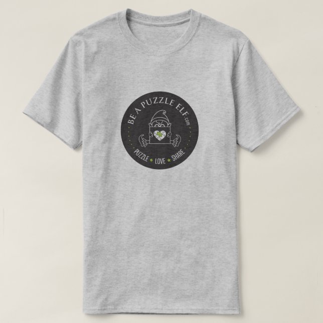 Be A Puzzle Elf - Basic T-Shirt (Design devant)