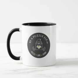 Be A Puzzle Elf – Coffee Mug Tasse