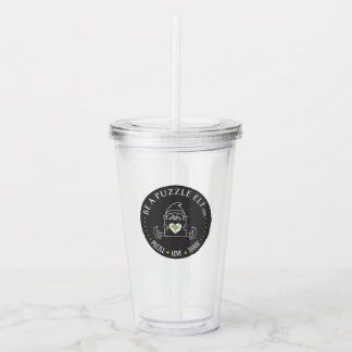 Be A Puzzle Elf — Water Bottle /Tumbler Acryltrinkbecher