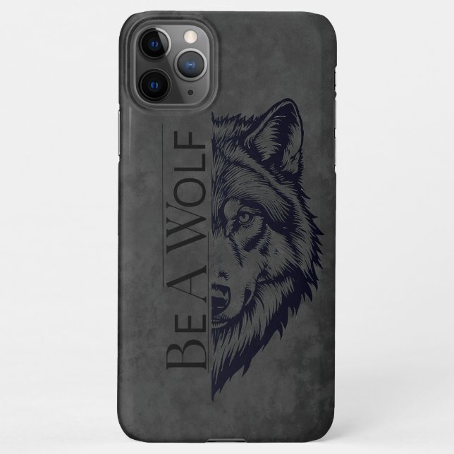 Be a wolf iPhone hülle (Rückseite)