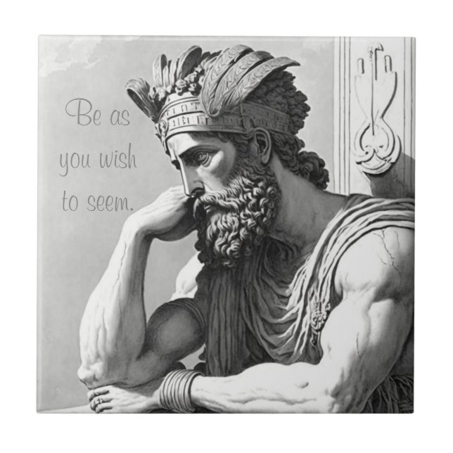 Be as you wish to seem fliese (Vorderseite)