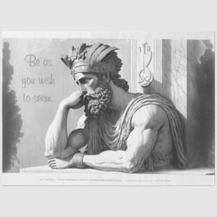 Be as you wish to seem seidenpapier