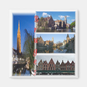 BE * Belgien - Brügge Belgien Magnet