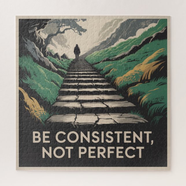 Be Consistent, Not Perfect (Vertikal)