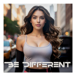 BE DIFFERENT POSTER