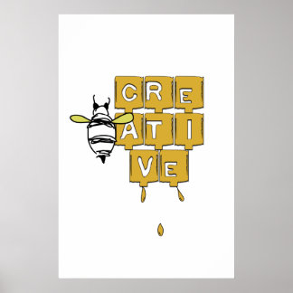 Be(e) schöpferisch poster