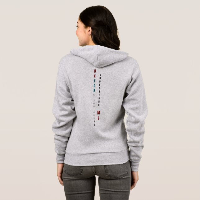 BE FOR ME limited edition 781 pieces T-Shirt Hoodie (Schwarz voll)