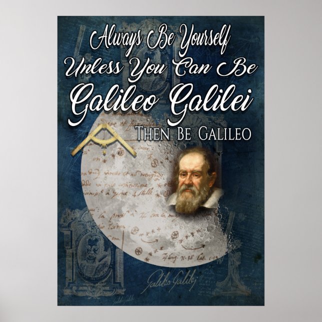 Be Galileo Galilei Poster (Vorne)