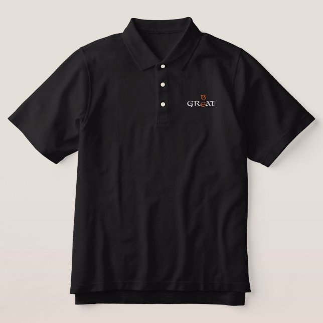Be Great Polo Shirt (Design Vorderseite)