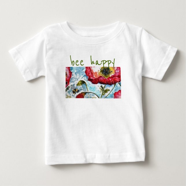 Be Happy Baby Romper Baby T-shirt (Vorderseite)