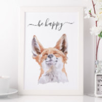 Be Happy Fox Nursery Child Woodland
