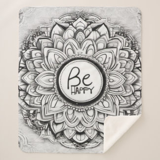 Be Happy Mandala Patterns Sherpadecke