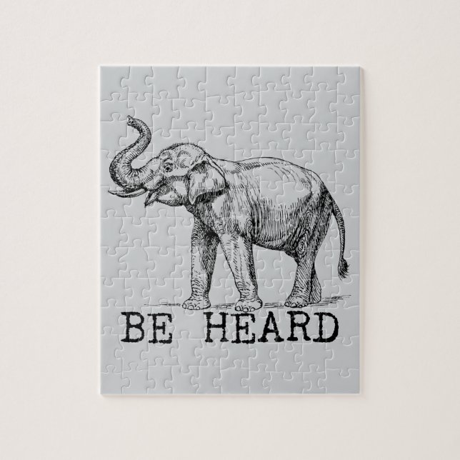 Be Heard Cute Elephant (Vertikal)