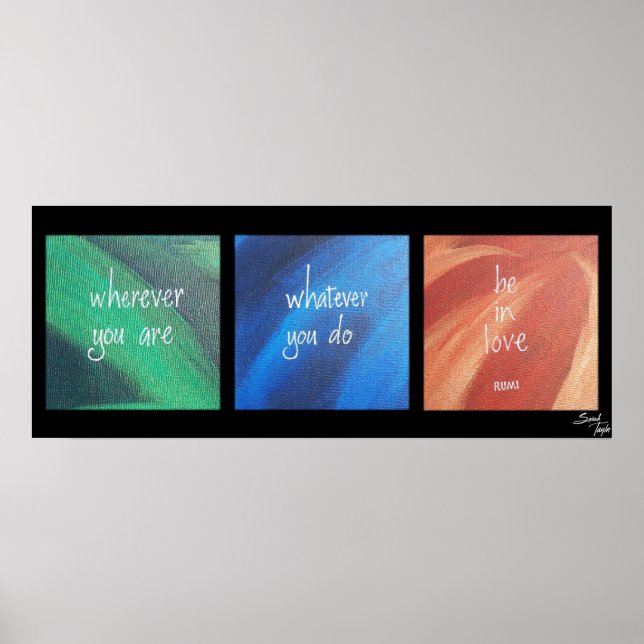 Be In Love Poster (Vorne)