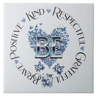 "BE" Inspiriert Planer Inspiration Motivierend Fliese