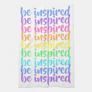"Be Inspiriert" Rainbow Küchentuch