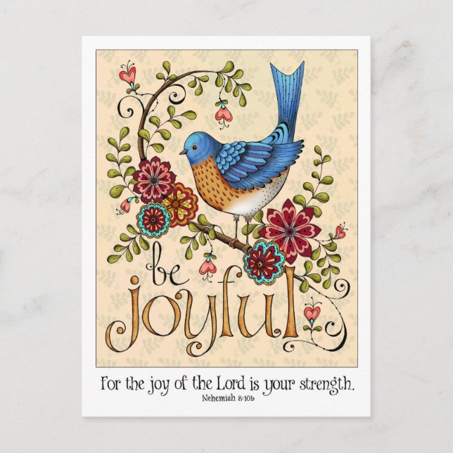 Be Joyful - Carte postale (Devant)