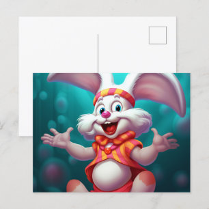 Bé Kaninchen Postkarte