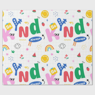 Be Kind Always Geschenkpapier