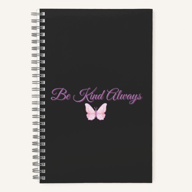 Be Kind Always 💖 Notizbuch (Vorderseite)