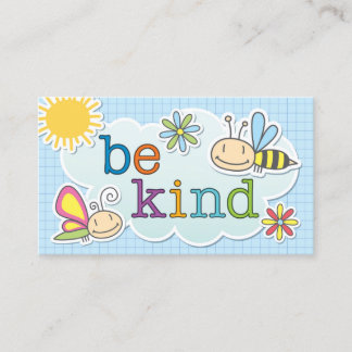 Be Kind Cards - Encourage Acts of Kindness Telefonnummerkarte