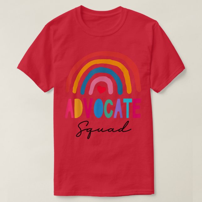 Be Kind Include Autism Advocate Squad SPEd Teacher T-Shirt (Design vorne)