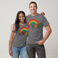 Be Kind T-Shirt Design | Pastel Colours Arc-en-cie
