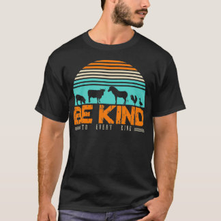 Be Kind To Every Kind Love Animals Eating Plants T-Shirt