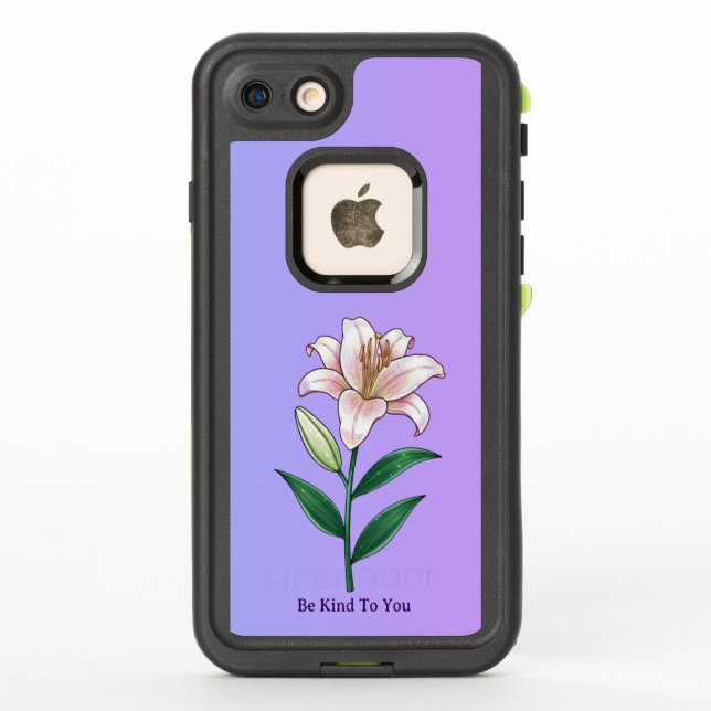 Be Kind To You Lily Self-Care Phone Case (Rückseite)