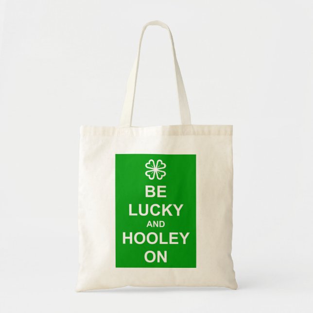'Be Lucky'-Haushaltstasche Tragetasche (Vorne)
