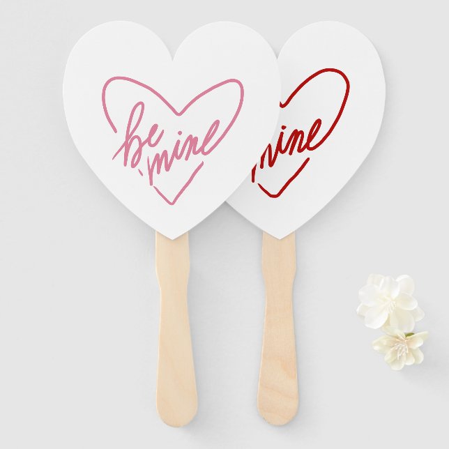 BE MINE  FÄCHER (Vorne und Hinten)