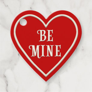 "Be Mine" Personalisierter Valentinstag Geschenkanhänger