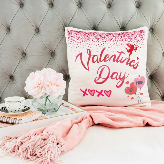Be Mine Throw Pillow Kissen (Von Creator hochgeladen)